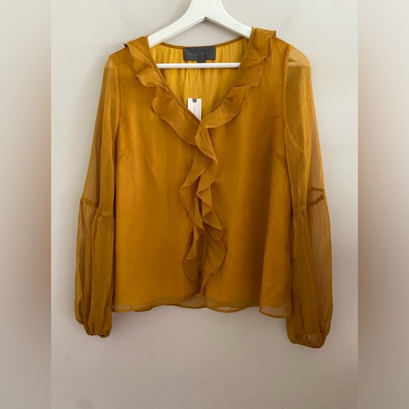 Anthropologie AUBERTA RUFFLED BLOUSE NEW WITH TAG - Picture 6 of 6
